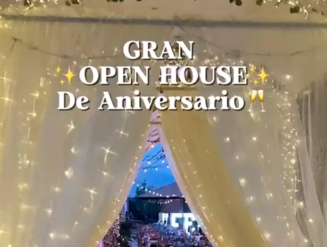 Alfa Green Eventos te invita a su open house de aniversario.